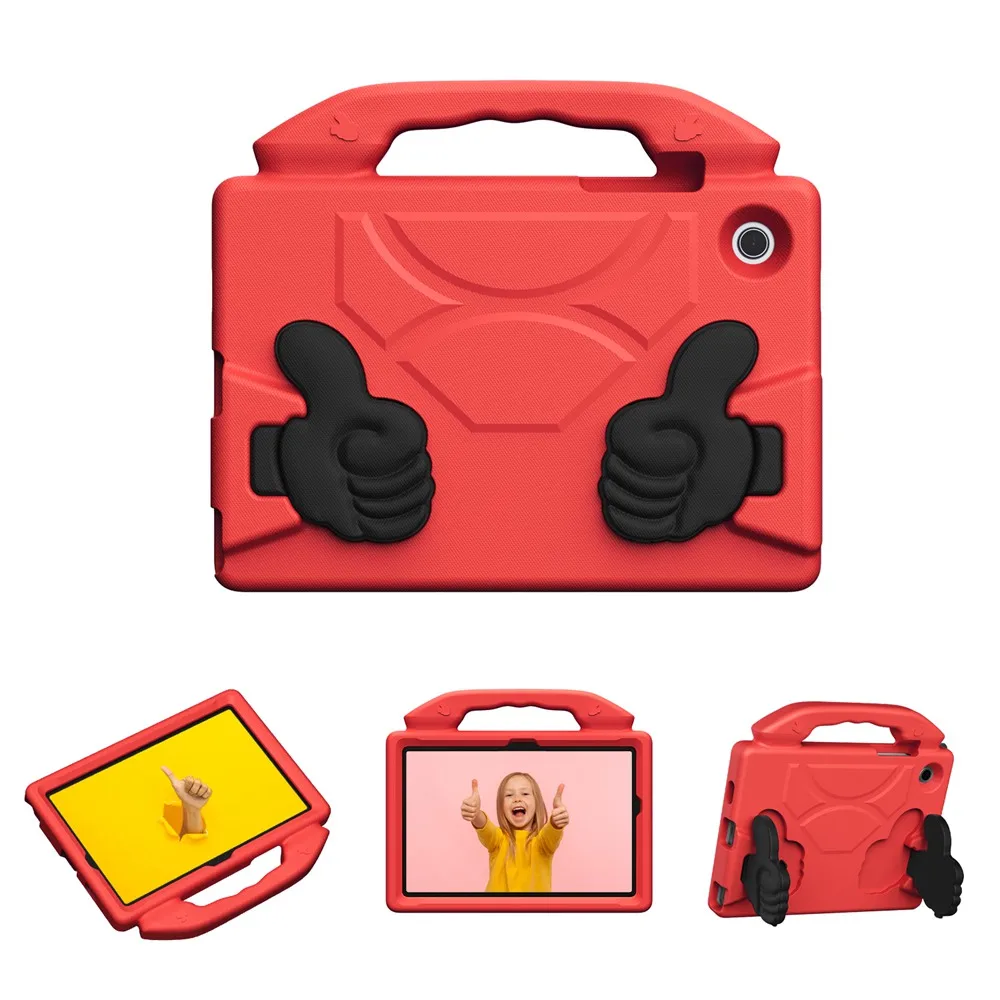 Rugged Silicone + PC Protective Case for Samsung Galaxy Tab A8 10.5 inch (2022) - Spider Design