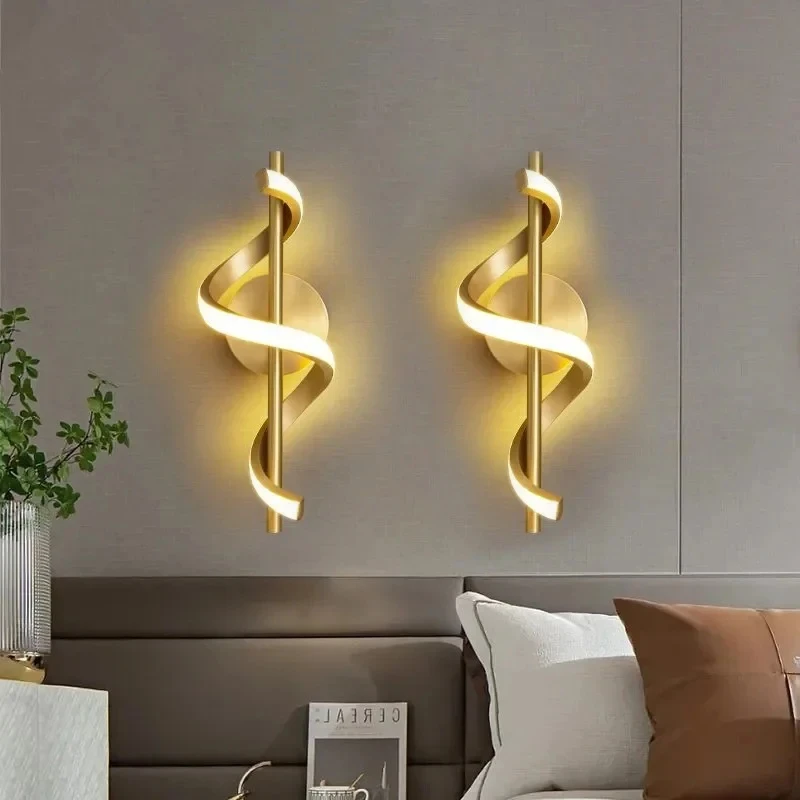 LED Wall Lamp LED Wall Lamp Nordic Bedroom Bedside Minimalist Sconce Decorative Lighting