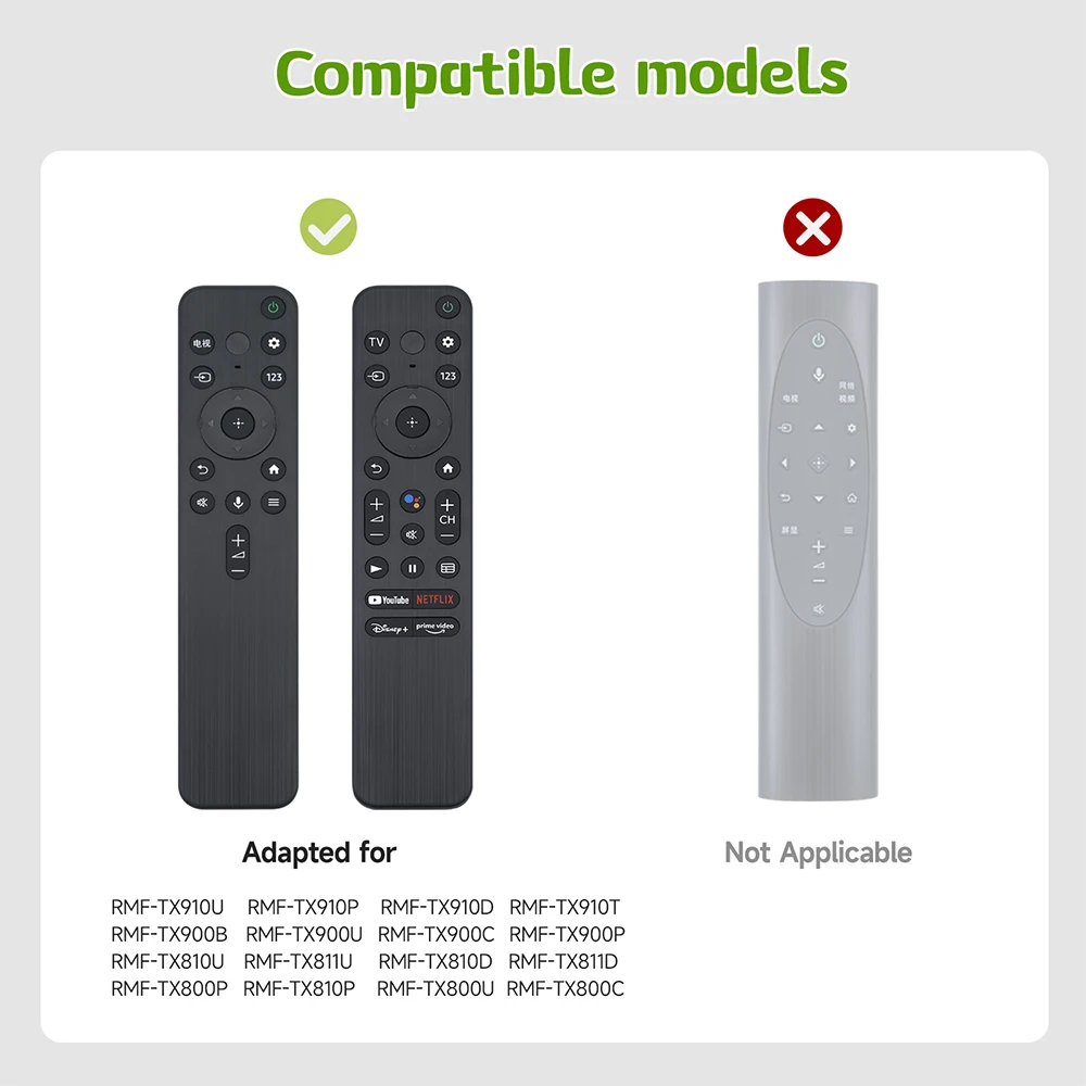Silicone Case for Sony TV Remote Control X90L RMF-TX910U TX900C TX800C TX811D Cartoon Crocodile Protective Cover Eco-friendly silicone remote case silicone remote cover silicone remote sleeve remote controller cover silicone case protector
