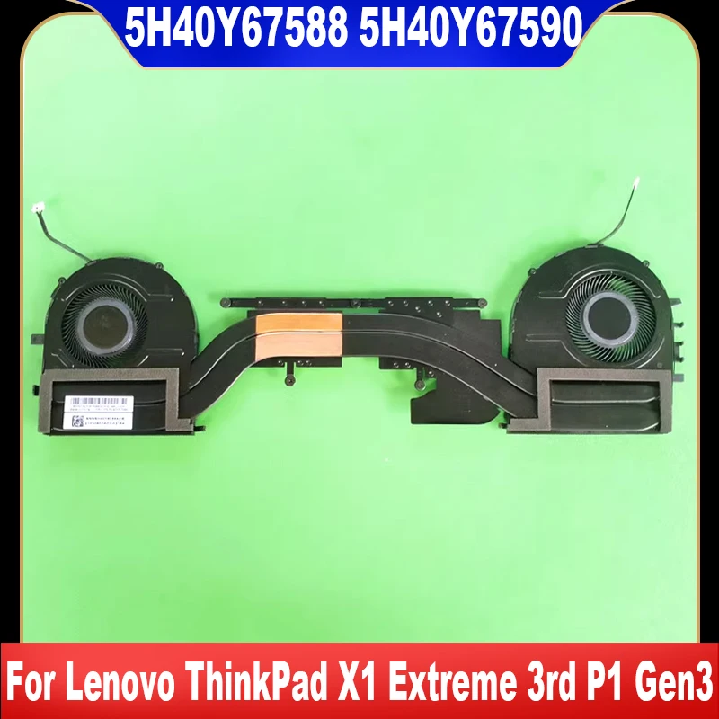 

5H40Y67588 5H40Y67590 New Original For Lenovo ThinkPad X1 Extreme 3rd P1 Gen3 G3 Laptop Cooling Fan Cooler Fan Heatsink Radiator