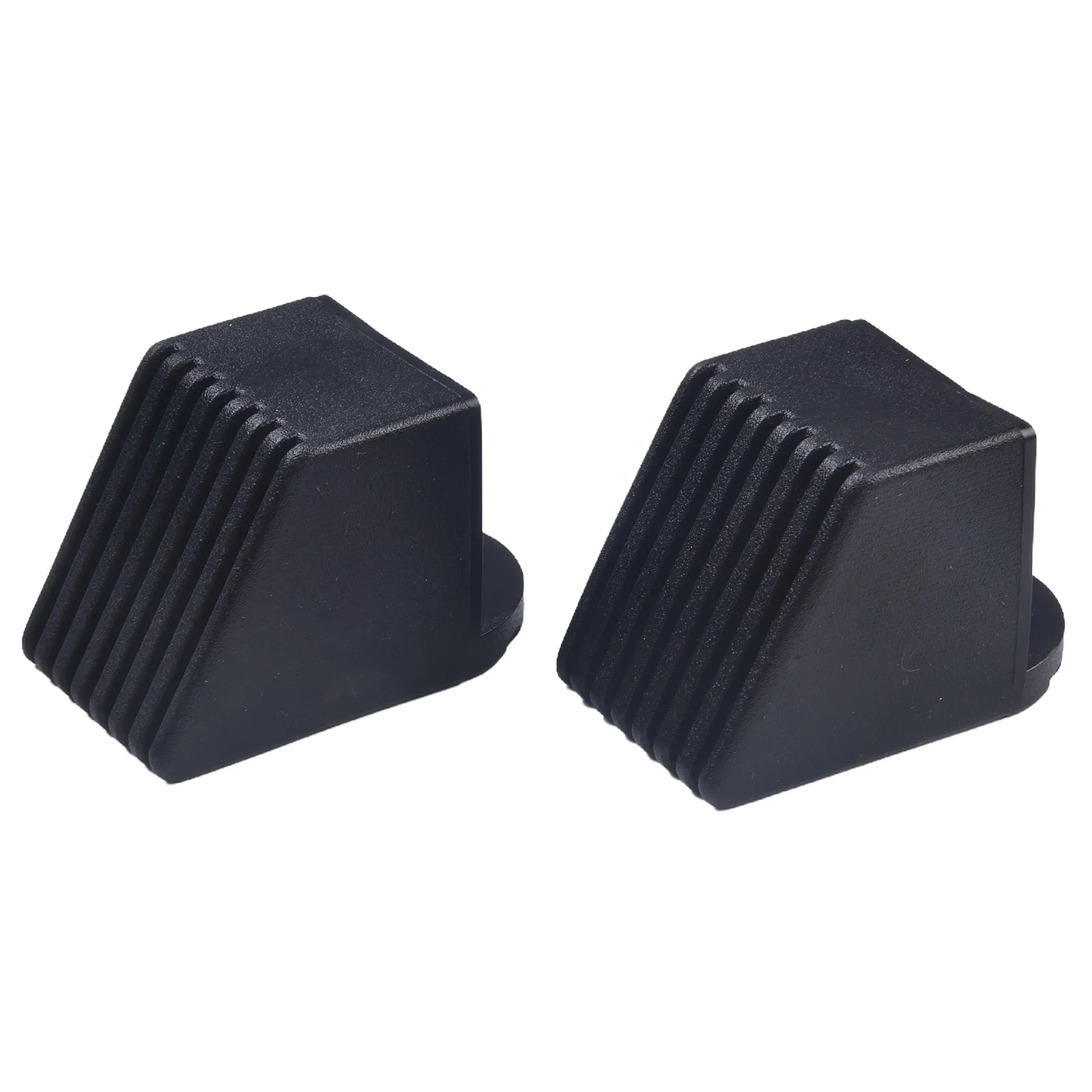 Fitness Equipment Rubber End Caps - Floor Protectors & Gym Accessories (Set of 2)