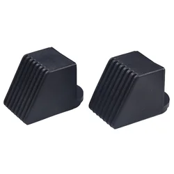 Fitness Equipment Rubber End Caps - Floor Protectors & Gym Accessories (Set of 2) (30x30mm)