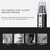 Kemei 4in1 Rechargeable Nose Trimmer Beard Trimer Men Micro Shaver Eyebrow Nose Hair Trimmer Nose and Ear Cleaner Grooming Set 3