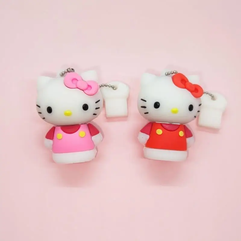 

Sanrio Hello Kitty Cartoon Usb Drive 16G/32G/64G/128G Mobile Computer Cute Usb Drive Student Office Learning Mobile Usb Drive