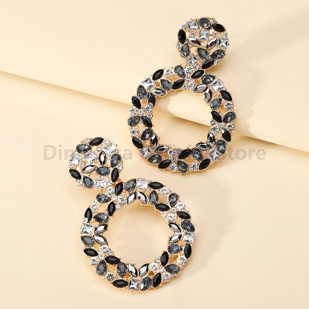 2024 המבריק מבריק בעיצוב אלגנטי אגדות פירסינג קסם מסיבת חתונה קסם תליון תכשיטים עגילים יוקרה לנשים