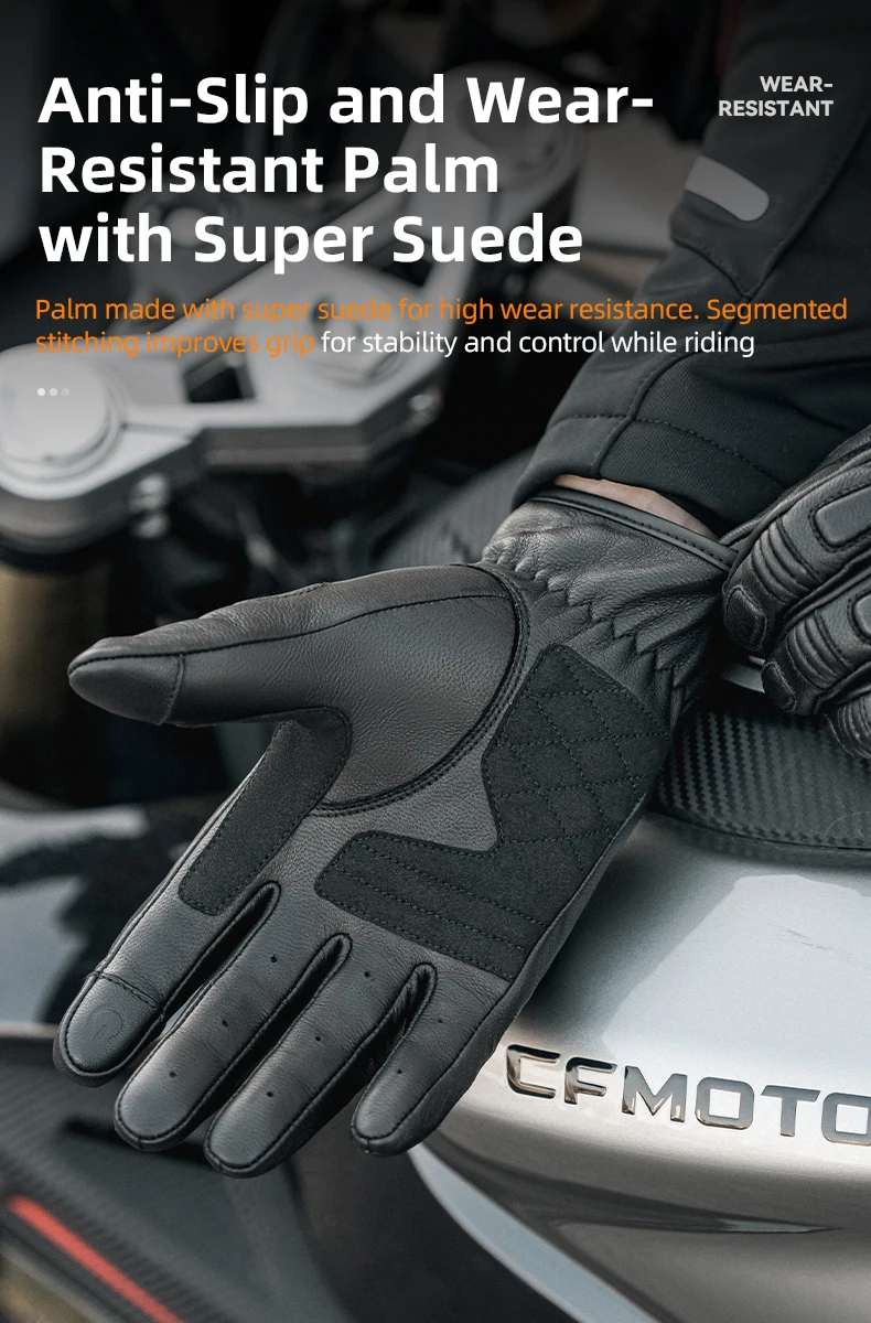 Rockbros Handschuhe Voll finger Renn handschuhe Motorrad taktische Handschuhe Touchscreen Outdoor-Sports chutz Fahrrad Fahrrad handschuhe – Detail 8