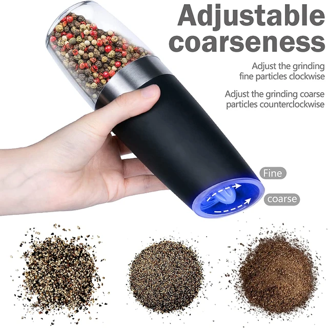 Automatic Mill Gravity Electric Pepper Grinder - Electric Automatic Salt  Pepper - Aliexpress