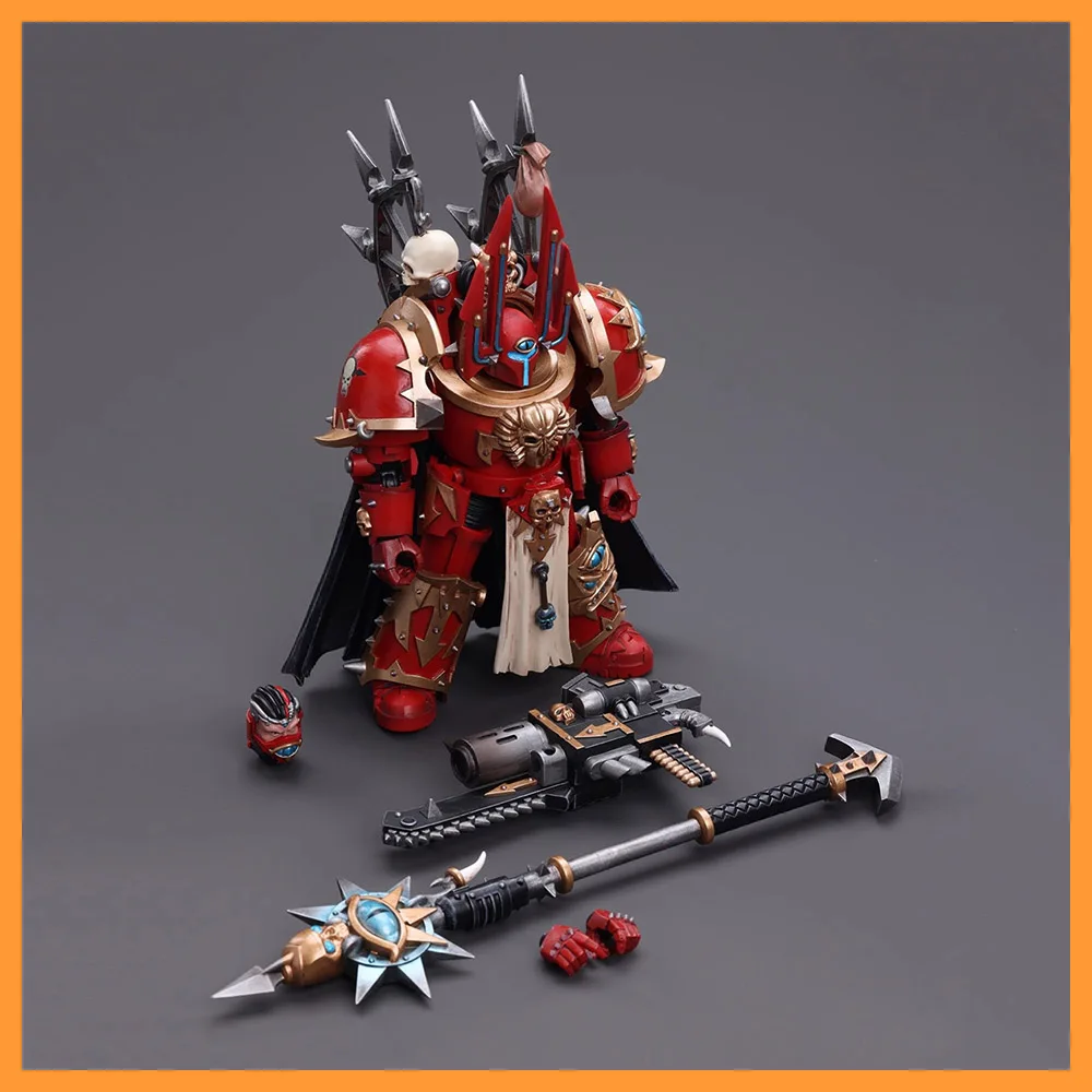 Joytoy Jt6816 1/18 Warhammer 40K Chaos Space Marines Crimson Macellazione Mago Signore In Terminator Armor 13.4Cm Modello Giocattolo