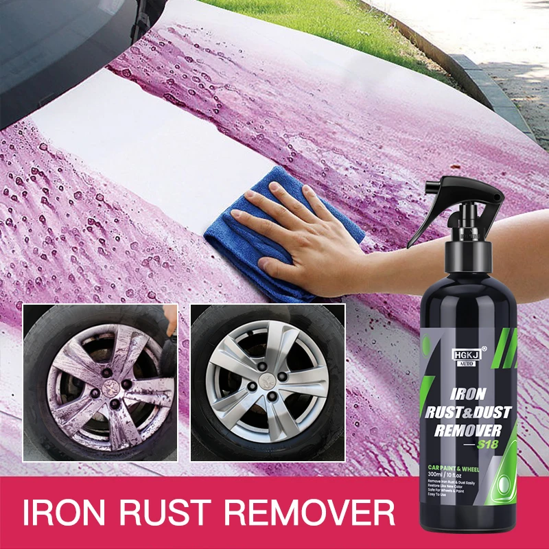 CarPaintWheelIronParticlesPowderRustDustRemoverAutoRimMetalMultiPurposeCleaning