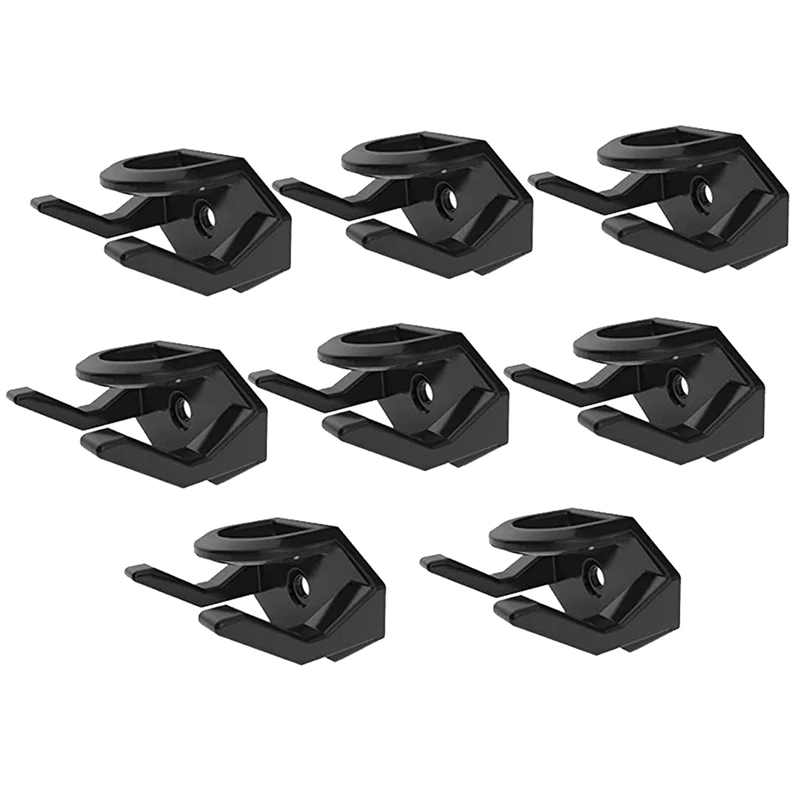 

8Pcs Hat Hooks Baseball Hat Hook For Wall Hat Rack For Baseball Cap Hat Display Hat Hangers For Wall Black