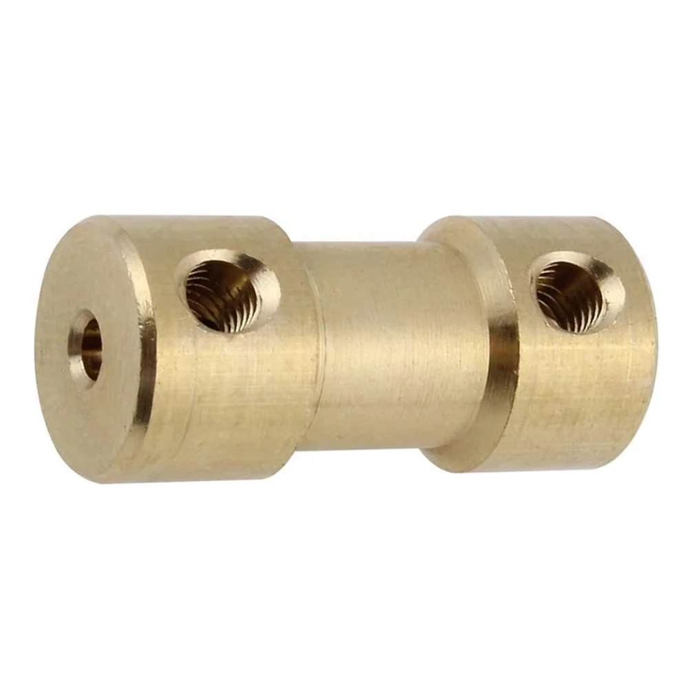 Versatile Brass Motor Shaft Coupler Connector Sleeve Adapter