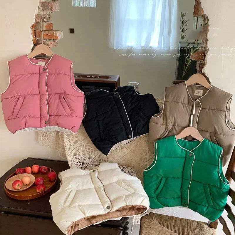 Vest Baby Winter Outerwear Spring Vest Children Korean 2018 Autumn