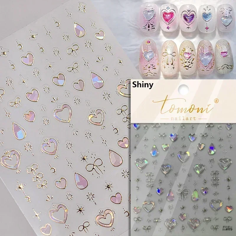 Cherry Blossom 5D Nail Art Stickers – Elegant Spring Petal Decals