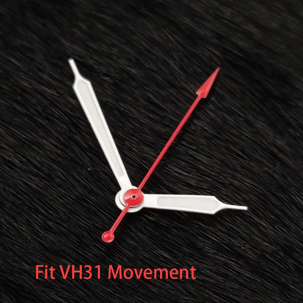 Green Luminous Silver Watch Hands Replacement Parts