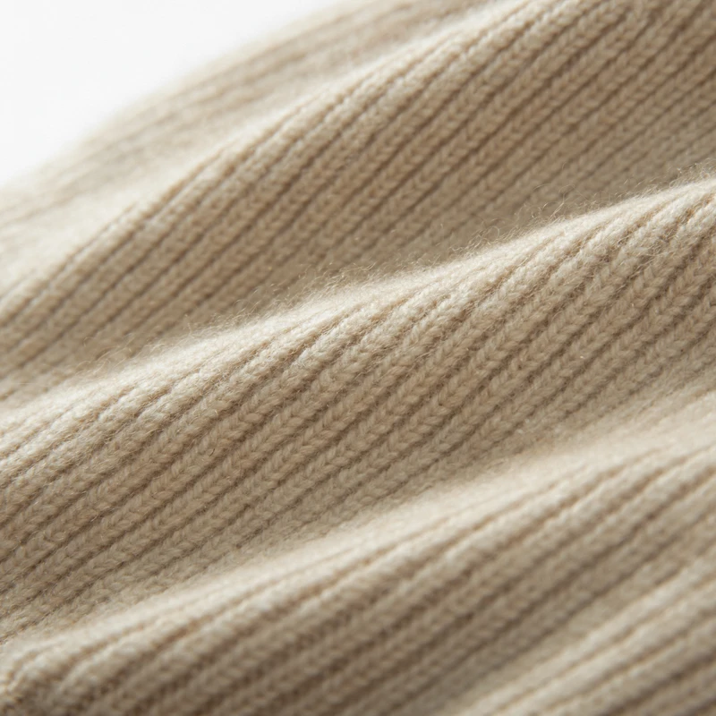 Gorro tejido de cachemira 100% de alta calidad para mujeres y hombres, gorro informal, gorro grueso, gorros de Cachemira suaves y cálidos para invierno, Unisex