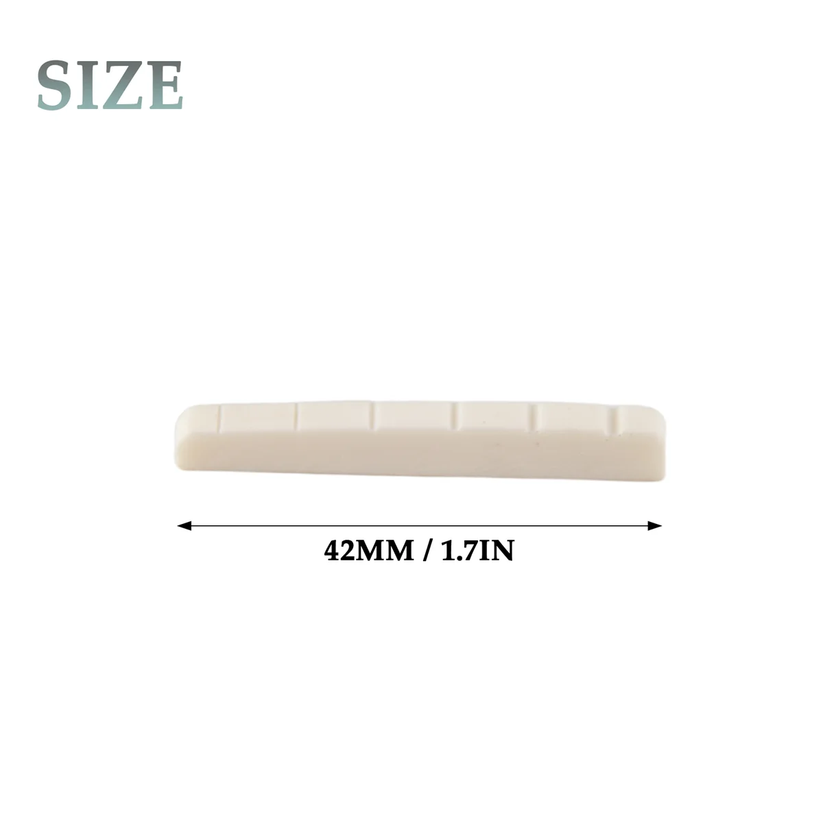 42mm Bone Nut for Electric Guitar Tele 6