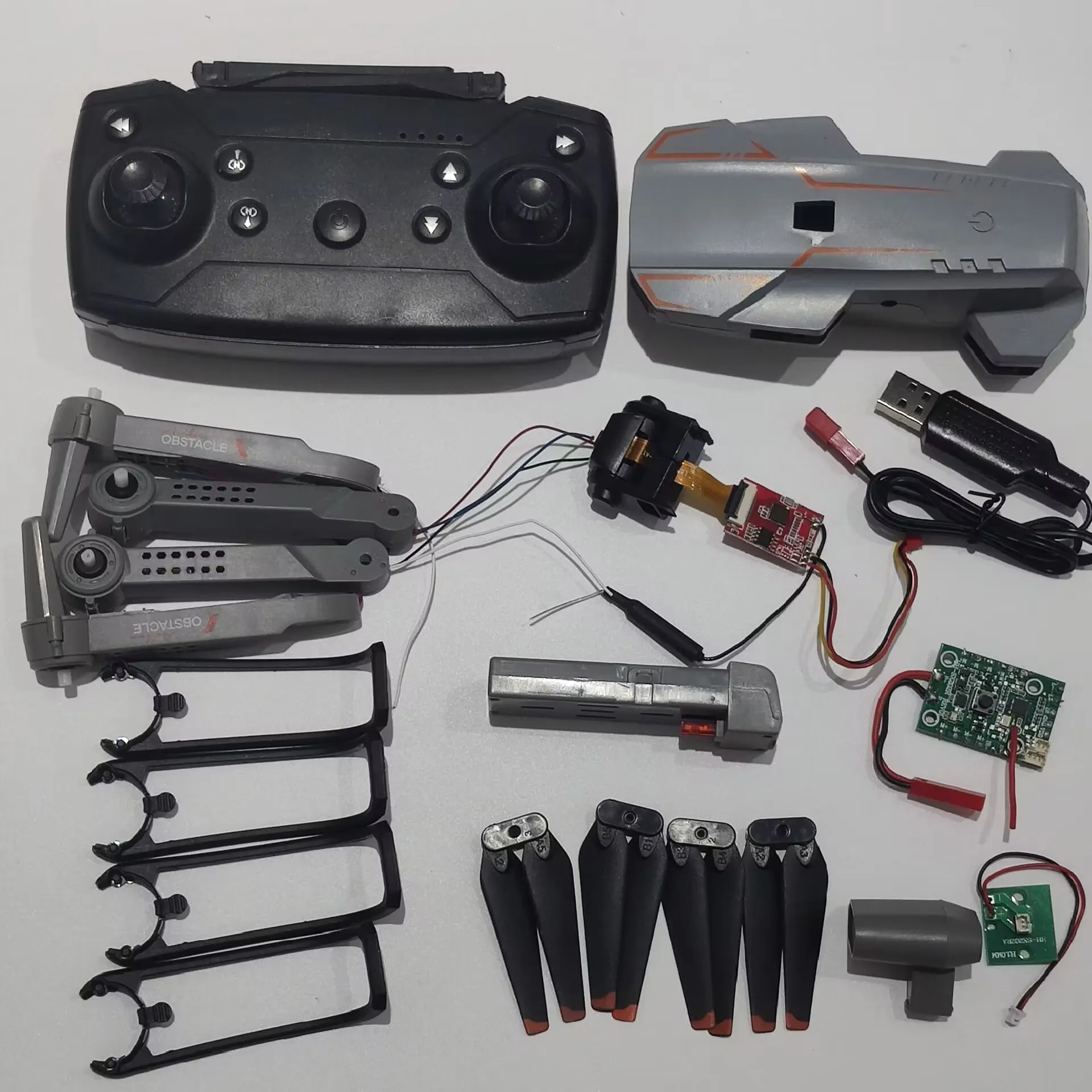 

S91A RC складные детали для дрона аккумулятор/корпус/рамка/Мотор/рычаг/лезвие/зарядное устройство/камера/основная плата/дистанционное управление/обход препятствий