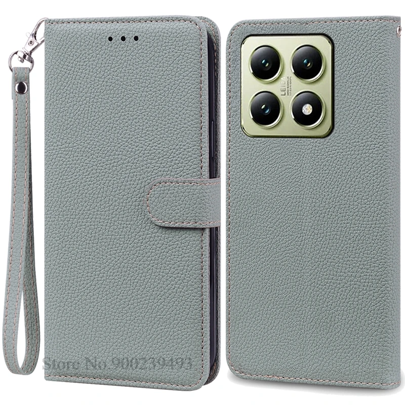 Leather Wallet Flip Cover - Elegant Book Style Case