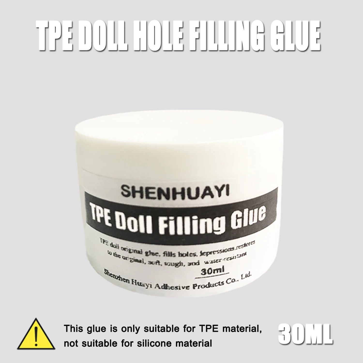 TPE doll filling rubber thermoplastic elastomer model for repairing skin groove defects filled with rubber, soft but not hard 3