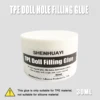 TPE doll filling rubber thermoplastic elastomer model for repairing skin groove defects filled with rubber, soft but not hard 3