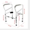Toilet Safety Armrest Frame for Pregnant Women Elderly Disabled Help Stand-Up Frame Without Punching Foldable Toilet Armrest 5