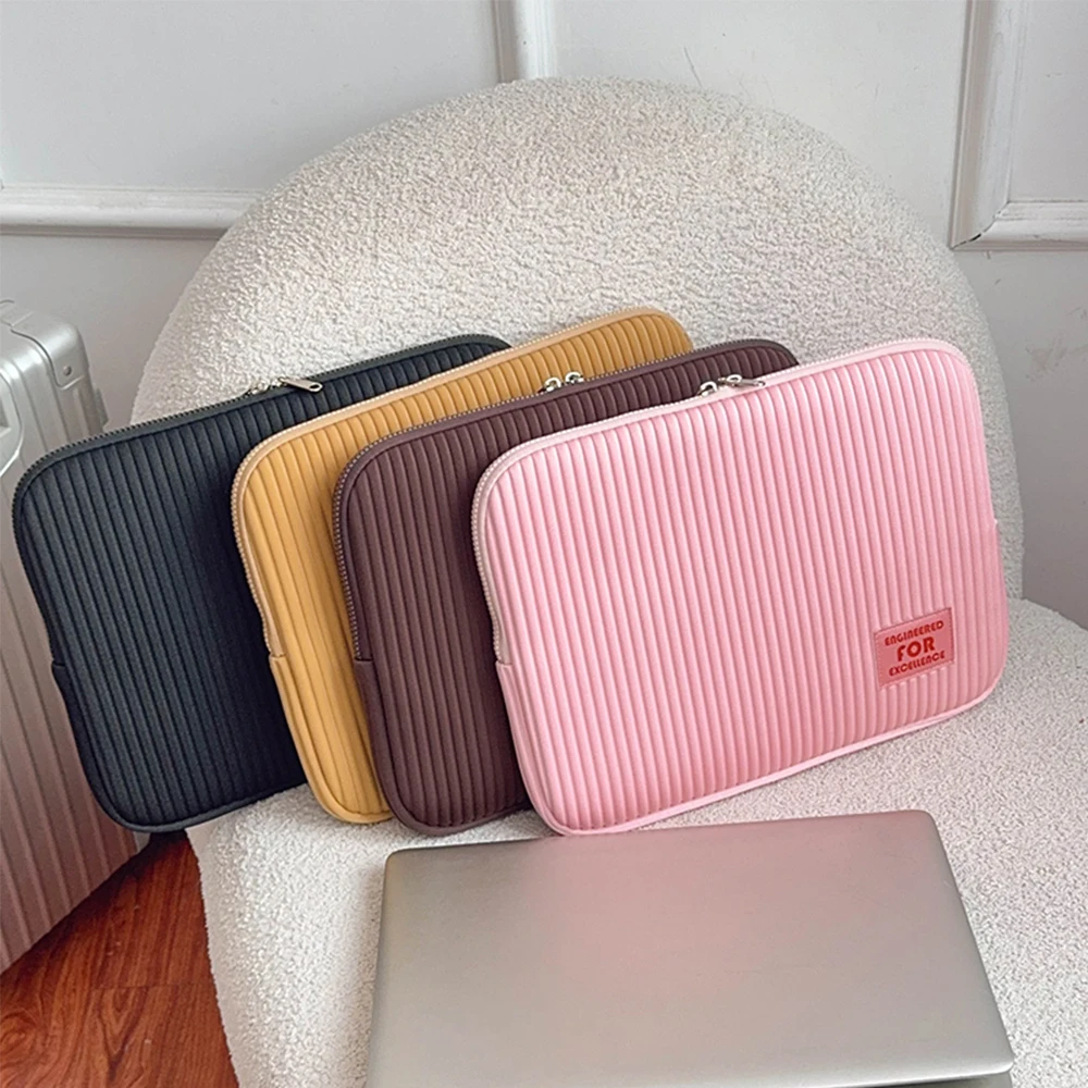 Laptop Sleeve for Women – Shockproof Bag for Xiaomi, Lenovo, Dell, and MacBook (Air/Pro) – Fits 13, 14, 15 & 15.6 Inch Notebooks - 5