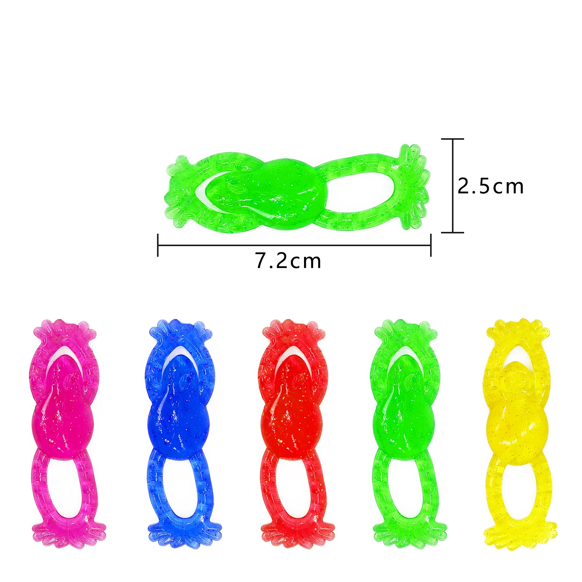 5/10Pcs Funny Frog Catapult Launcher Slingshot Finger Sticky Toys Kids Adult Birthday Party Favors Goodie Bag Pinata Fillers