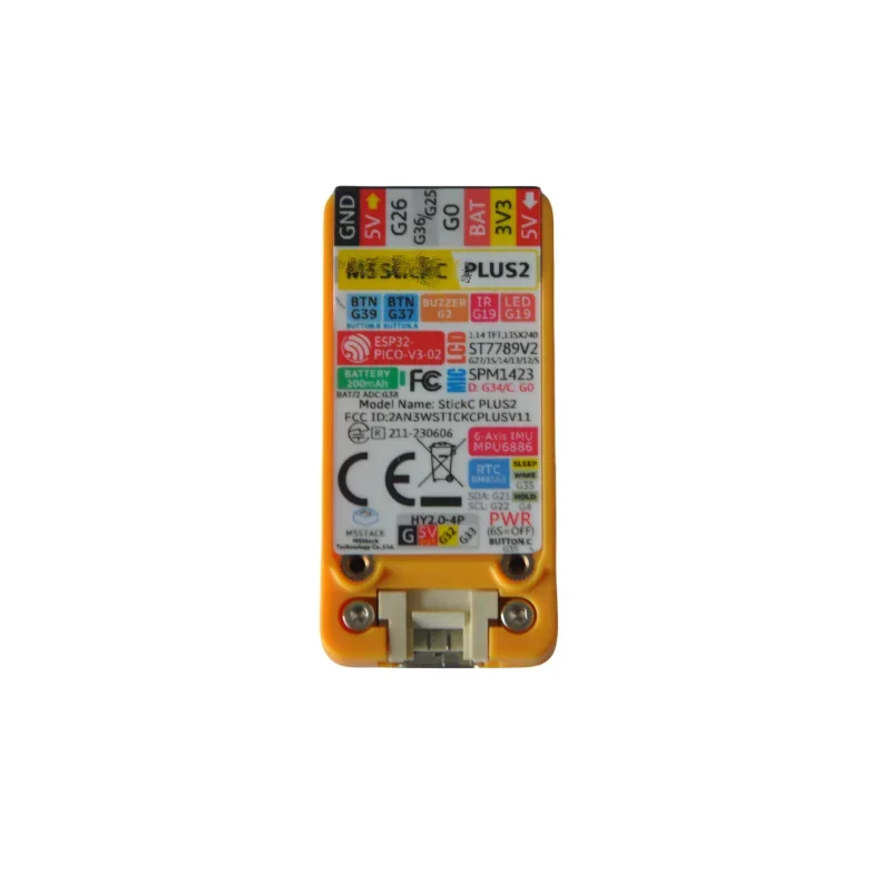 IoT Development Kit Original M5StickC PLUS2 ESP32 Mini IoT Development Kit WiFi IR 1.14-inch TFT Screen IoT Controller ESP32-PICO-V3-02 chip
