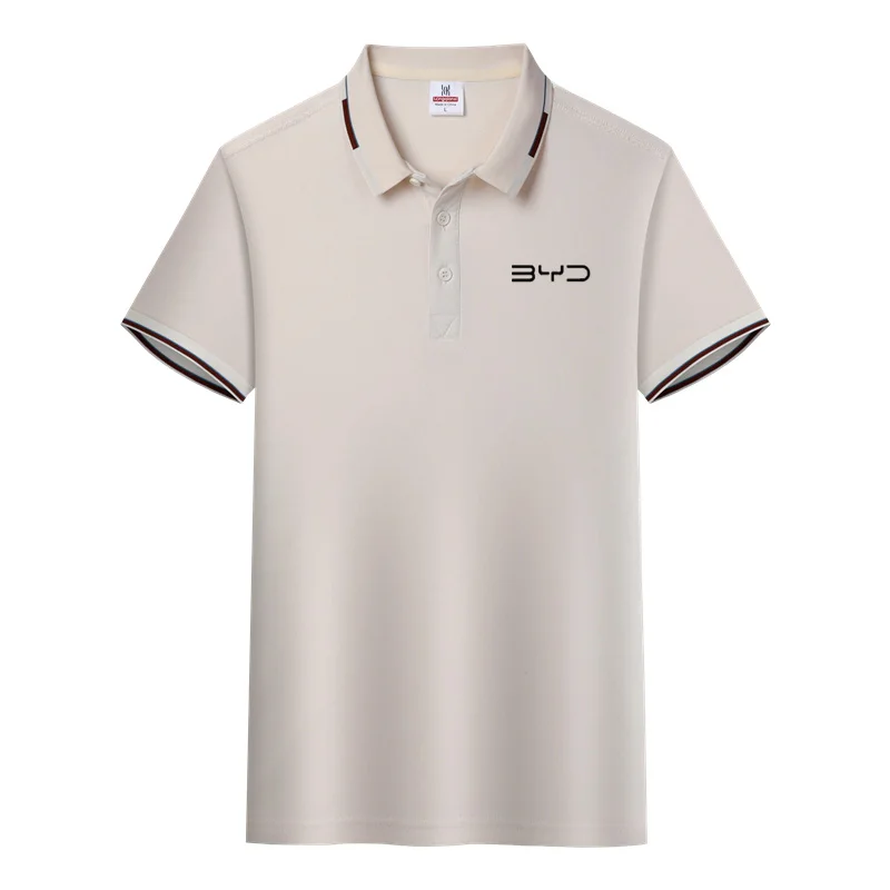 

High quality men's cotton polo shirt 2024 summer new high-end business casual lapel short sleeved T-shirt top M-5XL