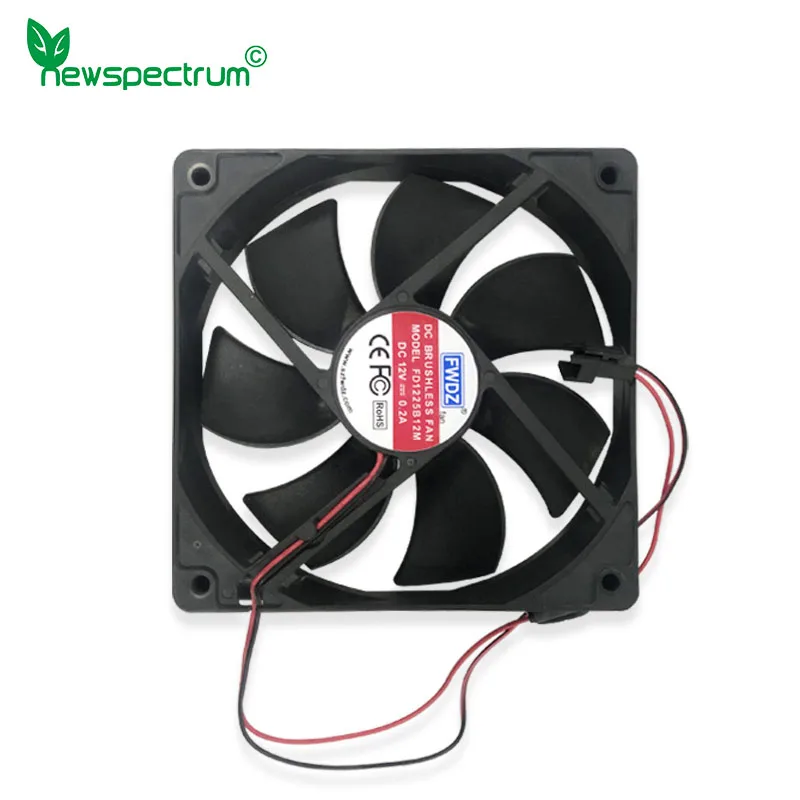 DC 12V Fan 80X80X25mm Connerctor SM2.54 2Pin Dual Ball Bearing Brushless Cooler 8025 for Computer LED Chip Cooling Fan