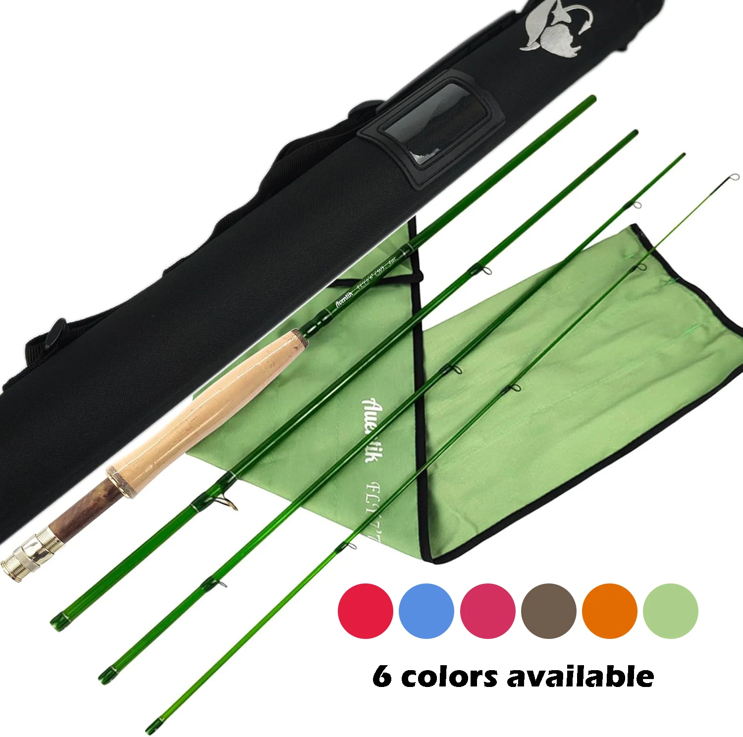 Coatac Cresent Fly Rod 6‘2\" #3/4 グラスロッド Coatac Cresent Fly Rod 6'2 #3/4 グラスロッド