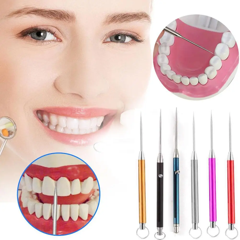 

Titanium Outdoor Edc Portable Multifunctional Toothpick Tube Camping Fruit Bottle Stronger Than Floss Toothpick Fork Dental B4V9