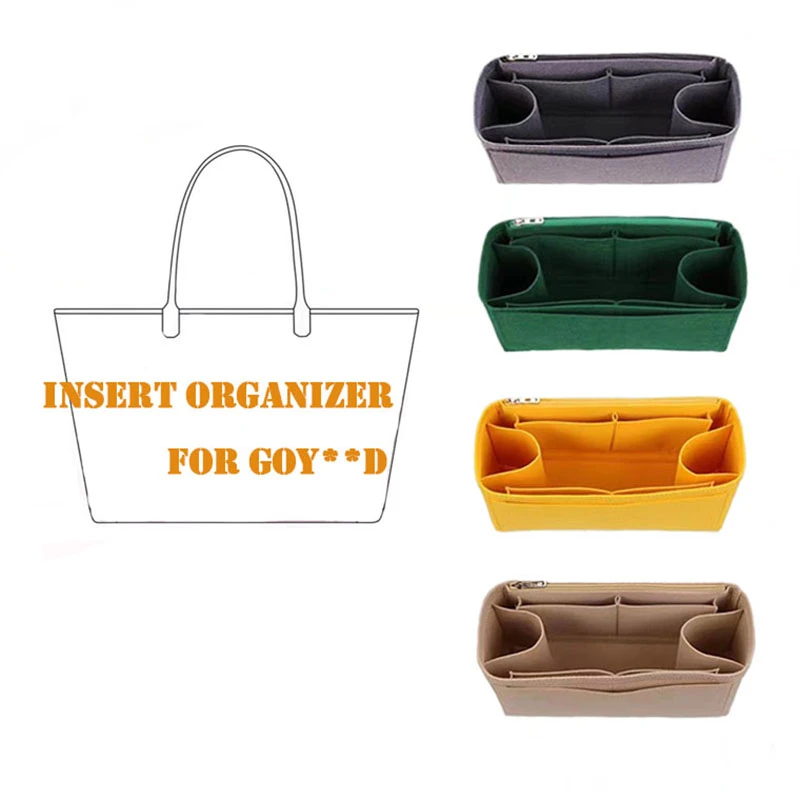 Organizador de insertos para bolso de mano Goyard, organizador de bolsos de mano, perfecto para bolsos de marca para mujer, bolsas de inserción| | AliExpress