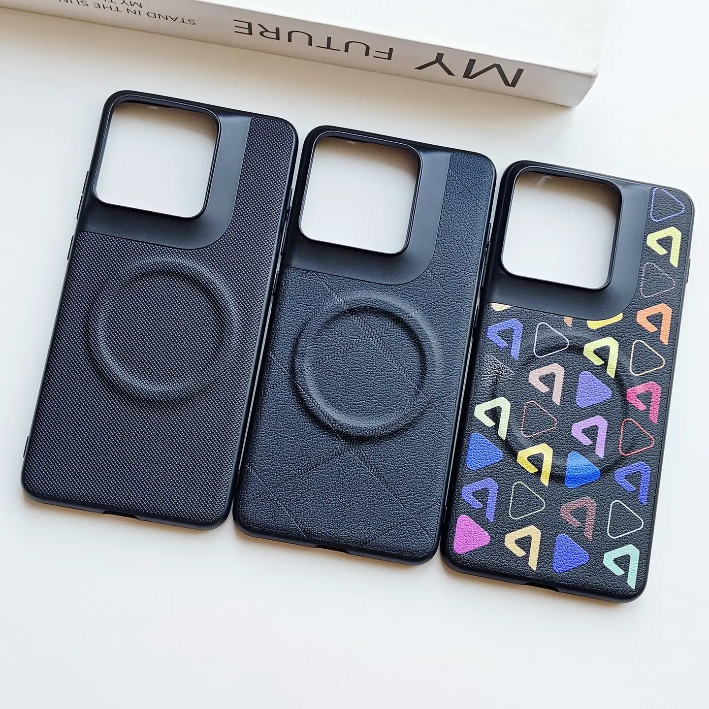 Stylish Printed Magnetic PU Leather Cover - Signature Air Pro Case