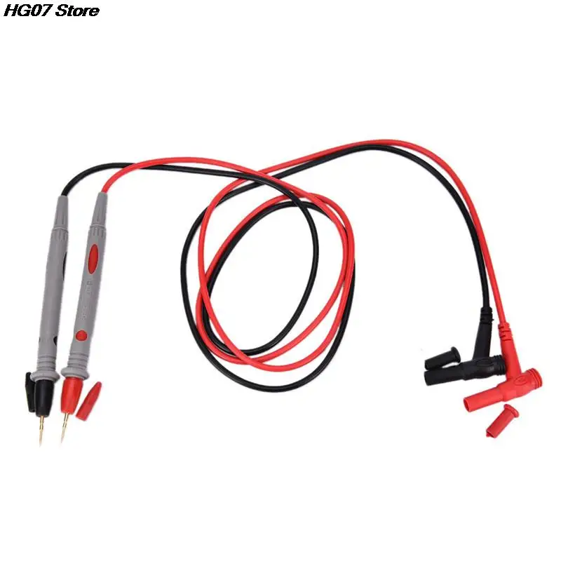 Multimeter Probes 2Pcs/Set Needle Silicone Wire Gold-Plate Tip Probe Test Leads for Digital Multimeter