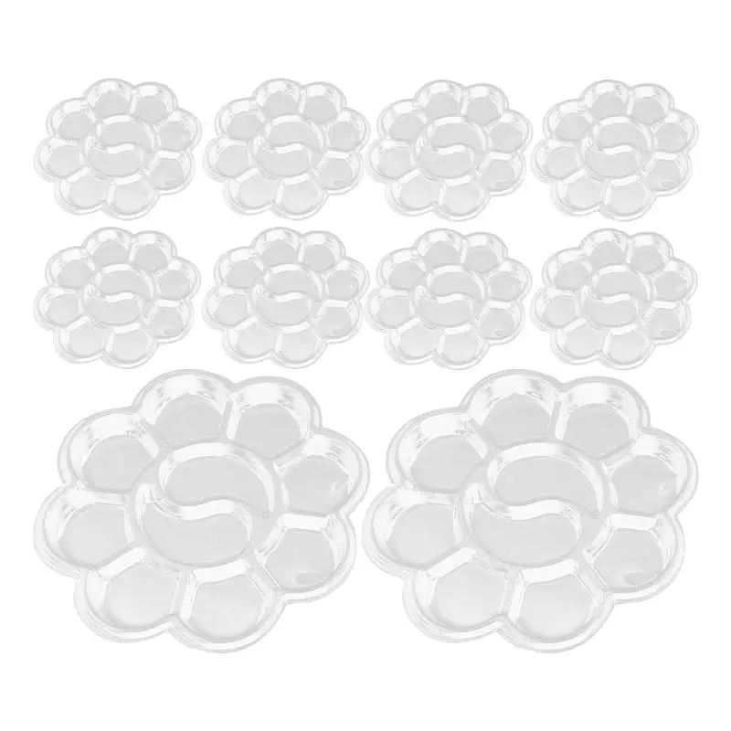 50Pcs Painting Water Color Watercolor Mixers Disposable Color Mixing Plate Pallet Watercolor Mixers Oil Painting paint tray color palette watercolor palette
