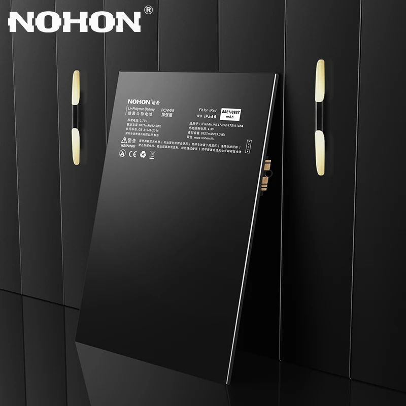 NOHON 8927mAh Tablet Battery For iPad 5 7 8 Air 1 A1474 A1475 A1476 A1484 A1822 A1823 Replacement Batteries Bateria