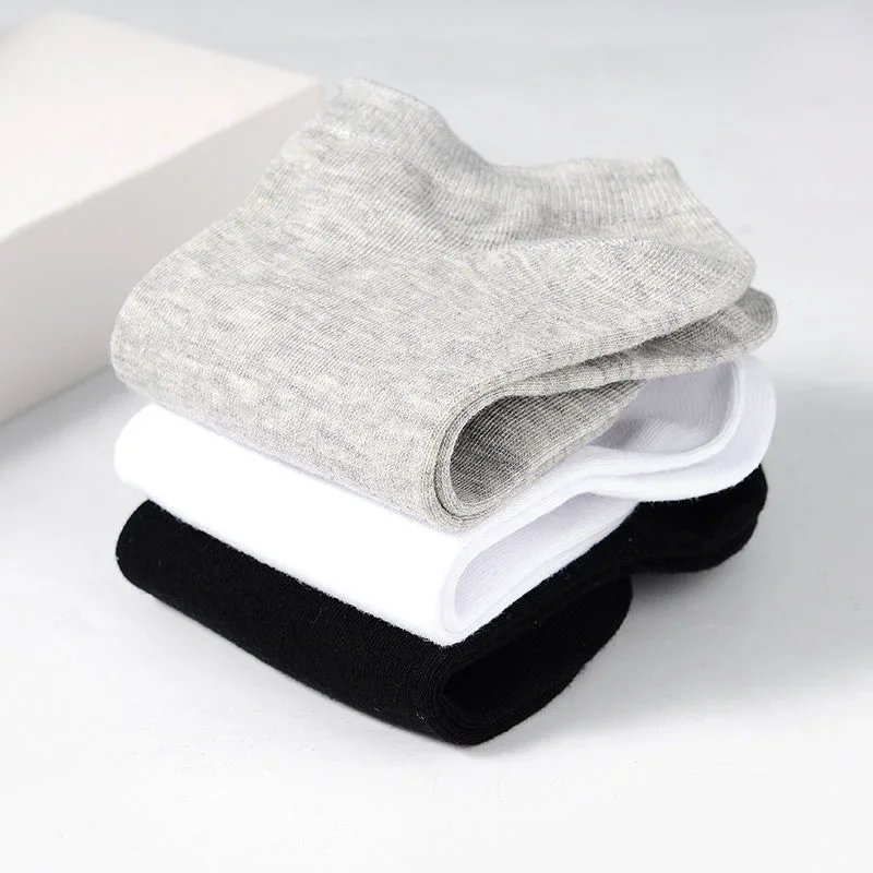 10 Pairs Cotton Men Casual Short Socks Men Solid Color Breathable Business Socks Male Sports Short Socks Women Socks EU38-44