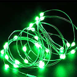 10 LED Fairy String Lights - Waterproof Copper Wire for DIY Decorations & Celebrations (Green)