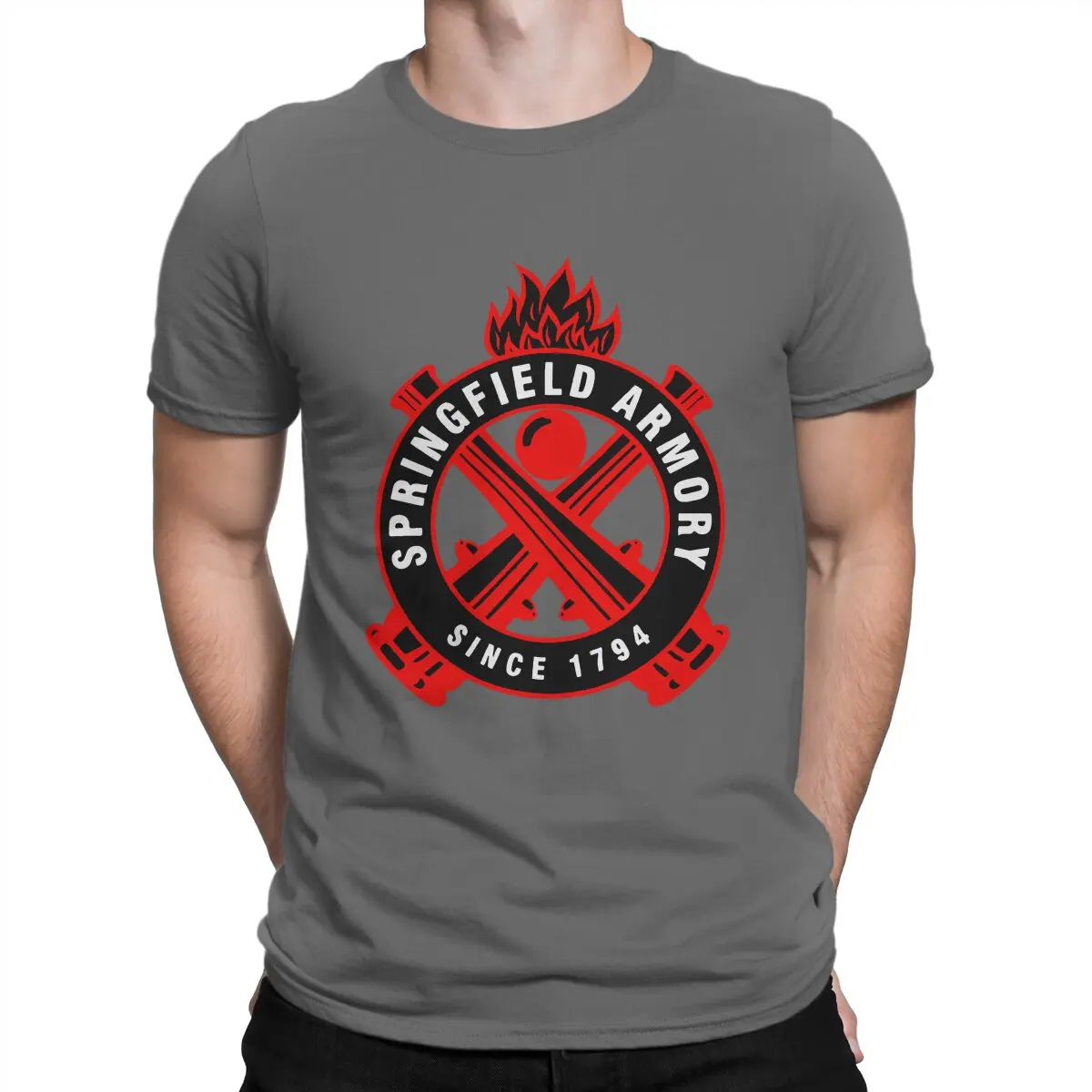 thumbnail image 1 of Camiseta de armería para hombre Smith Cool Wesson, cuello redondo, algodón, humor, idea de regalo de alta calidad., 1 of 7