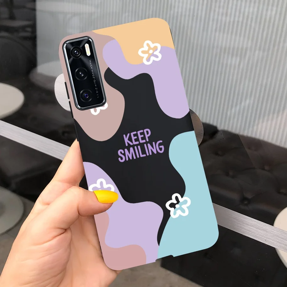 Sleek Matte Shockproof Phone Case with Cool Painted Design