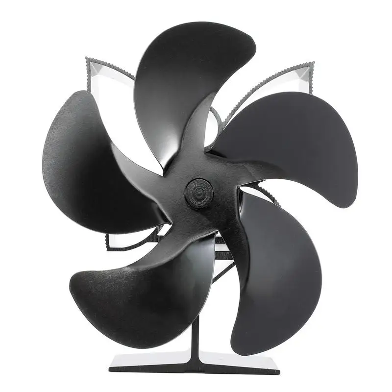 

Pcs 5blade Fireplace Fan Heat Power Heating Stove Heating Fan Quiet Safe Heat Powered Stove Fan SF902S