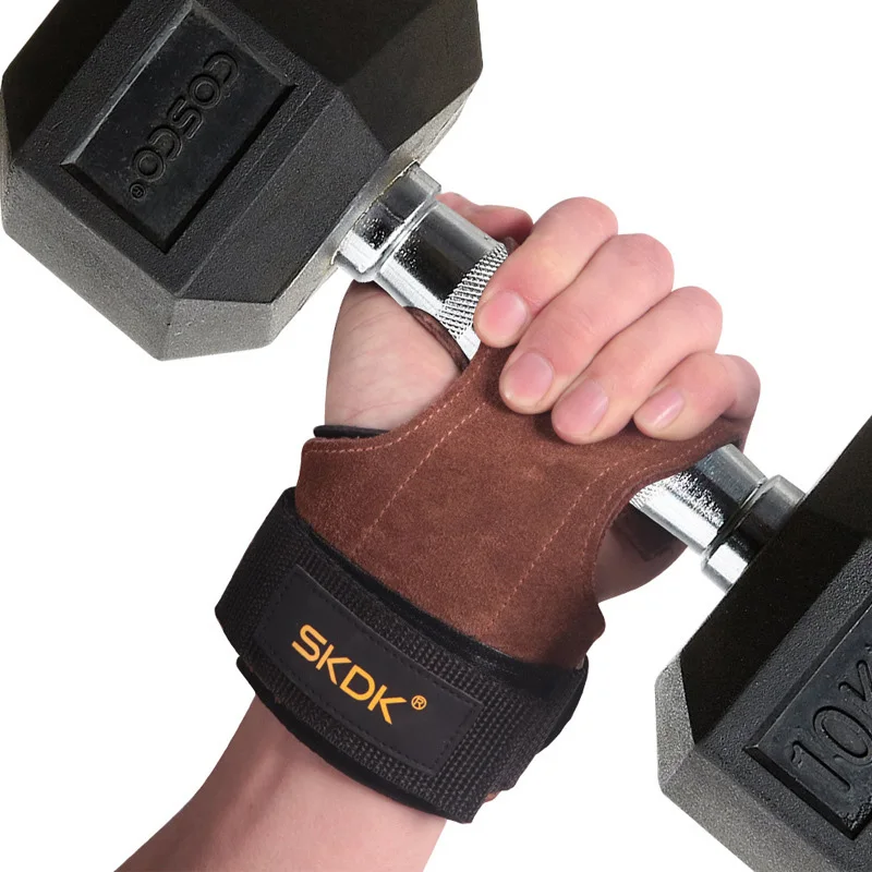 Fitness Handschuhe Aus Rindsleder Für Krafttraining Und Grip_voghion.com