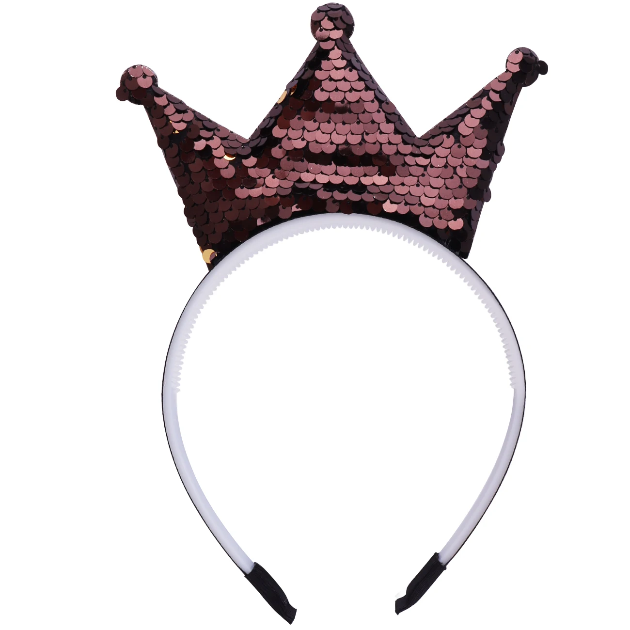 Pailletten Krone Stirnband Mädchen Haar bänder Glitzer Kronen Haar Reifen Frauen Haarschmuck für Party begünstigt Kopfschmuck Geschenk – Detail 23