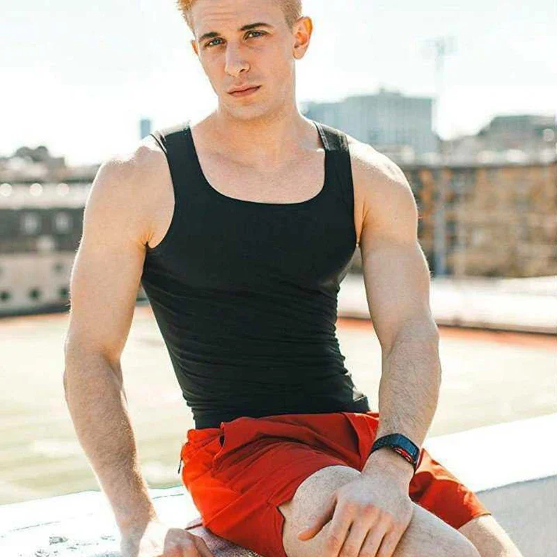 Sauna Sweat Suit Weight Loss Shapewear Top Sauna Vest Workout Exercise Gym Short Sleeves for Men Women