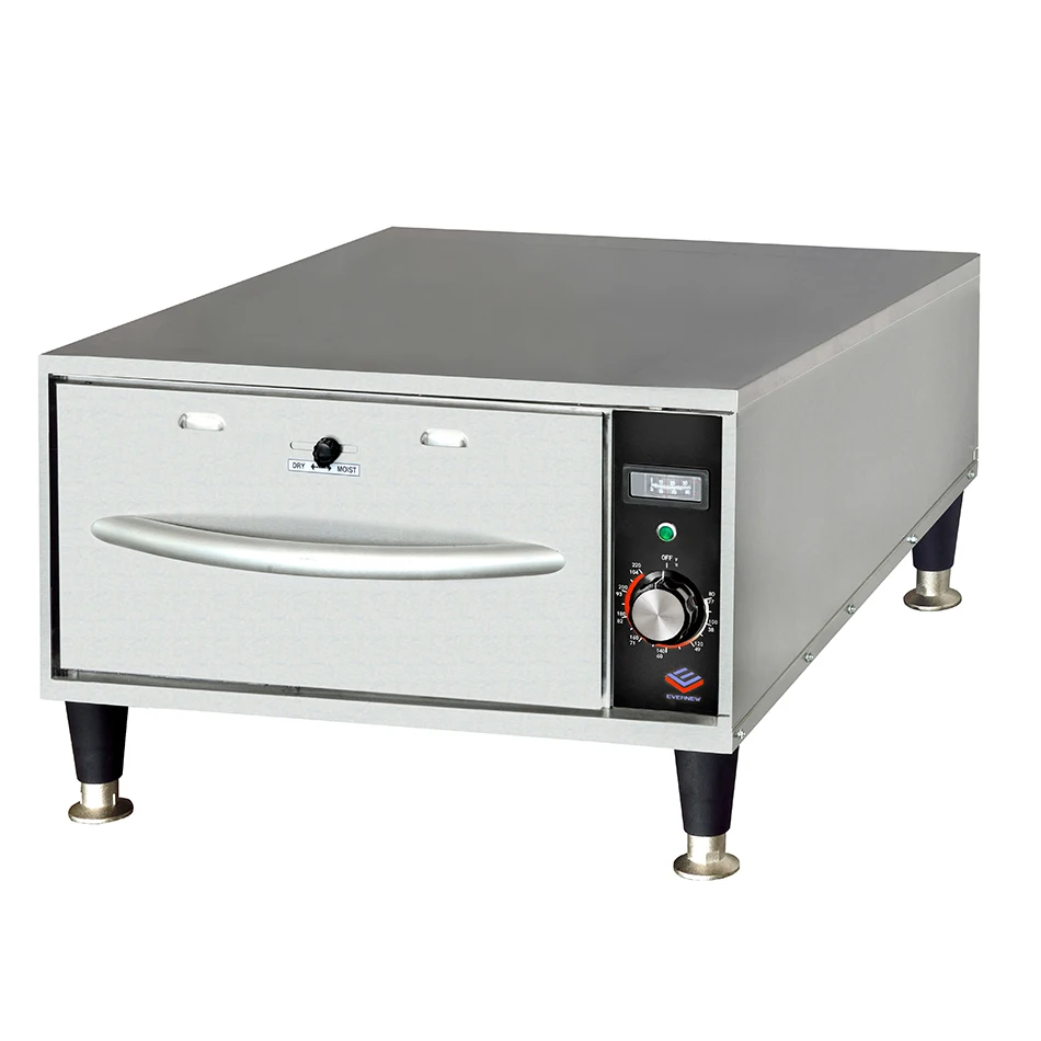 Commercial Restaurant Hotel Kitchen Equipment Stainless Steel Heating Drawer Warmer