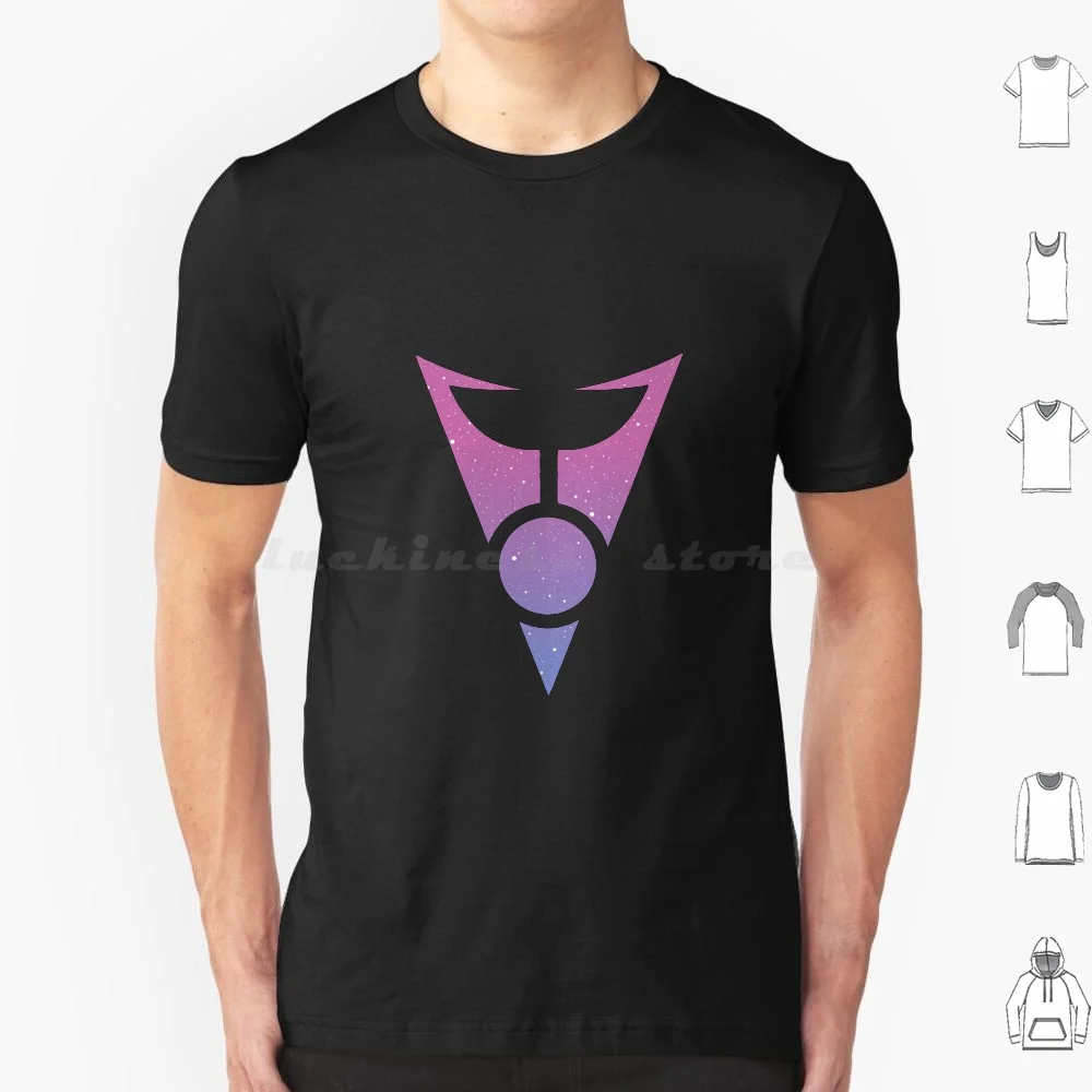 Space Irken Logo [ Invader Zim ] T Shirt Big Size 100% Cotton Invader Zim Zim Irken Space Gir Dib Gaz Invaser Florpus Entra Nel