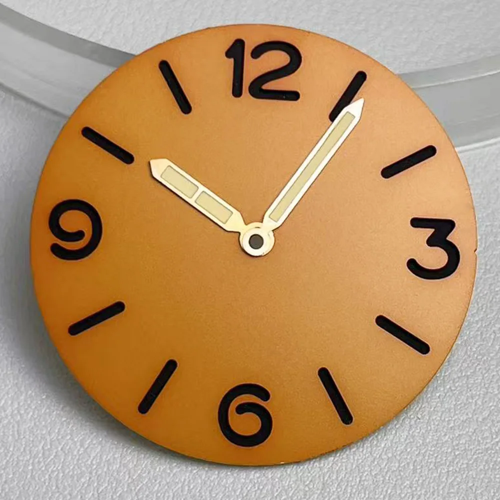 Retro Arabic Numerals Men's Watch Dial - 38.7mm