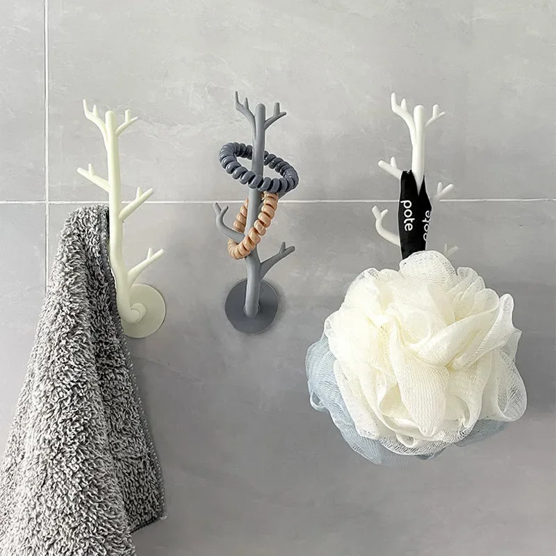 Description Picture 4 of itemTree Branch Hook Wall Decor Key Holder Organizer Storage Sticky Hooks Coat Rack Hanger Home Decorative Hooks Home Storage N