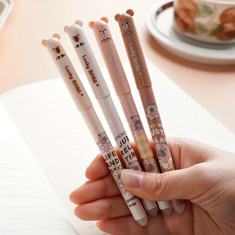 16pcs erasable gel pens, 0.5mm fine tip, blue ink, with built-in eraser, ideal for note-taking and writing, perfect for office - 5
